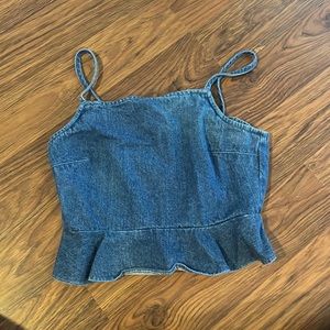 XS American Eagle Jean crop top.